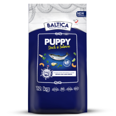 BALTICA Puppy Salmon with Duck - z łososiem i kaczką dla szczeniąt dużych ras 12 kg