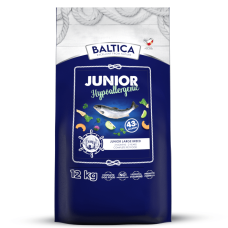 BALTICA Junior Salmon Hypoallergenic - z łososiem dla juniorów ras dużych i olbrzymich 12 kg