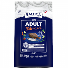 BALTICA Baltic Fish with Duck Adult – ryby i kaczka dla psów ras średnich i dużych 15 kg