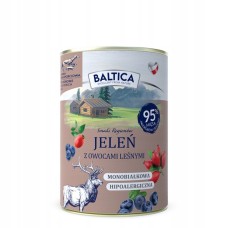 BALTICA karma mokra Jeleń z owocami leśnymi 400 g