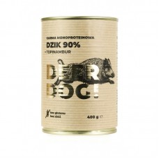 DEER DOG Dzik 90 z topinamburem 400 g