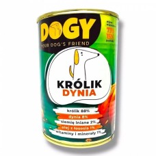 DOGY karma mokra Królik dynią 400 g
