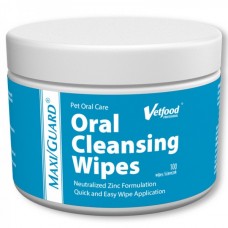  Vetfood Maxi Guard ORAL CLEANSING WIPES – Ściereczki do pielęgnacji jamy ustnej psów i kotów 100 szt.